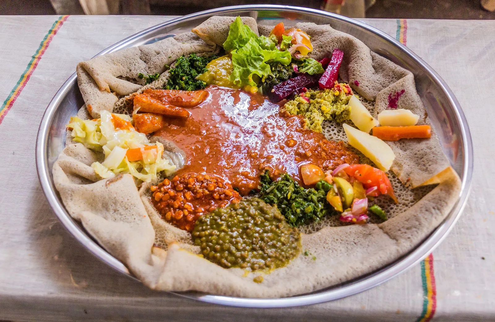 Injera-Eritrische-sauerteig